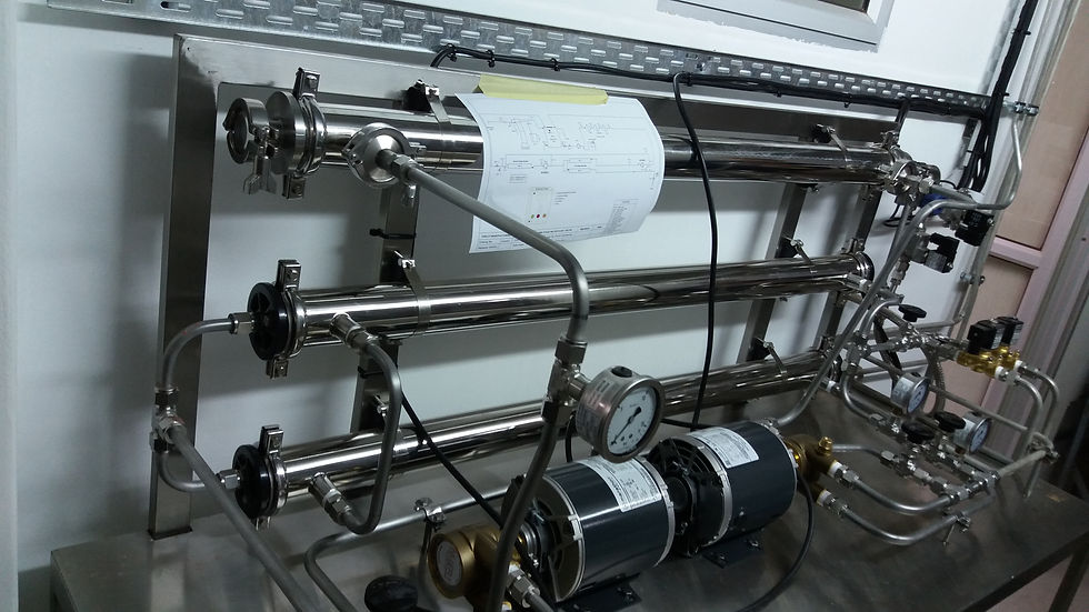 Pharmaceutical 120 L/hr Reverse Osmosis Water Treatment Plant (Jeffrey's Bay) — Twin-Pass; Water-on-Demand - BLM H2O FILTRATION