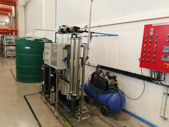 Industrial 500 L/hr Reverse Osmosis Water Treatment Plant (Johannesburg) — Manufacturing - BLM H2O FILTRATION