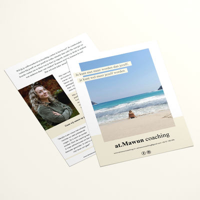 Anne Vuijk design - drukwerk - ontwerp - concept - Grafisch vormgeving - design - kaart - folder - advertentie - verpakking