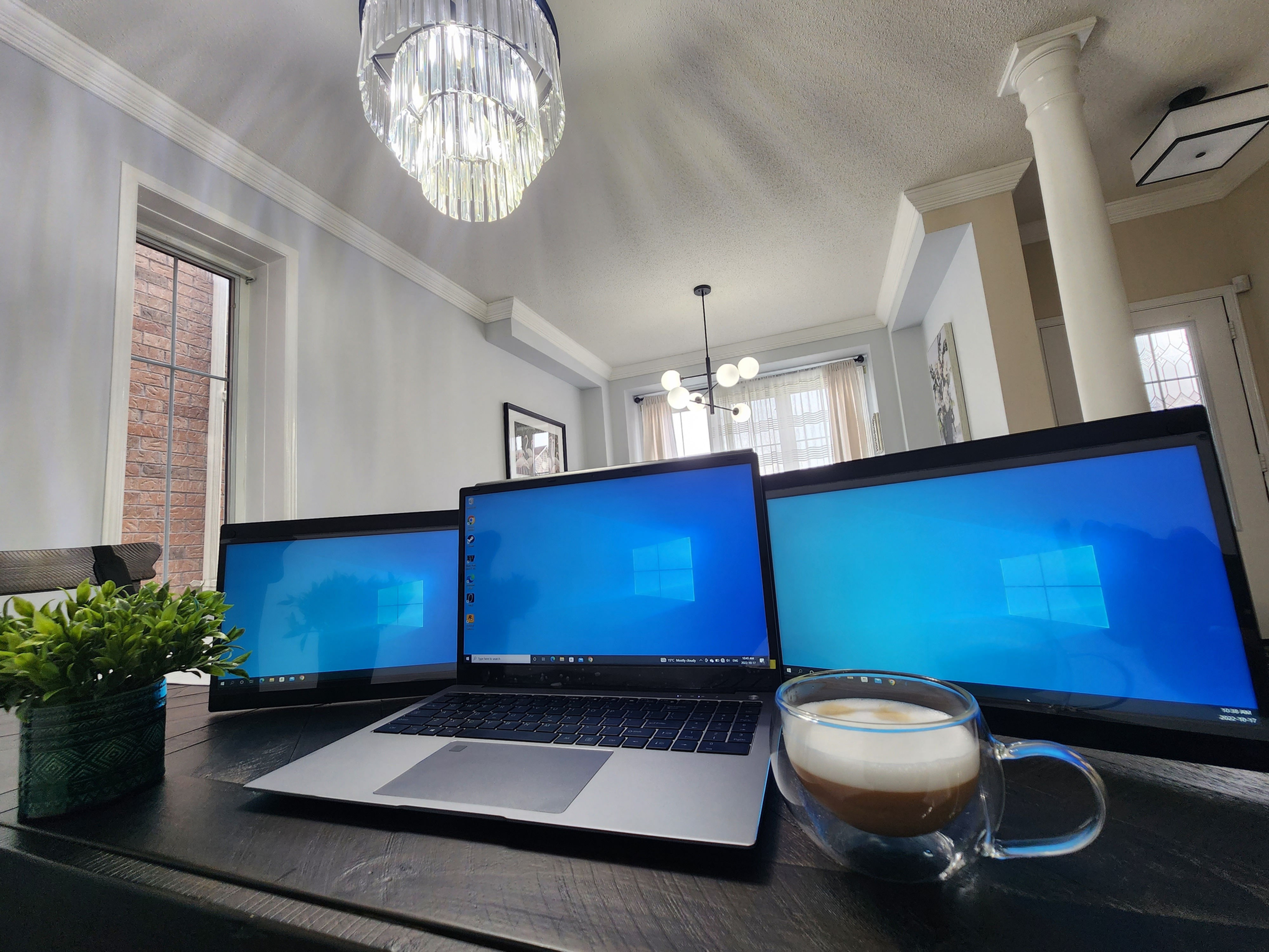 Smarters Tri-Screen Monitors - Portable Display 13.3 Inch