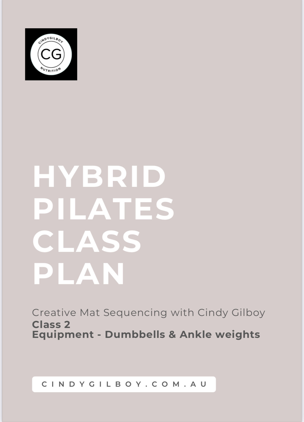 Creative Mat Sequencing-Class Plan #2 with Cindy Gilboy