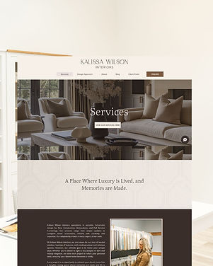 Interior design services overview for full-service furnishings, new construction, and renovations.