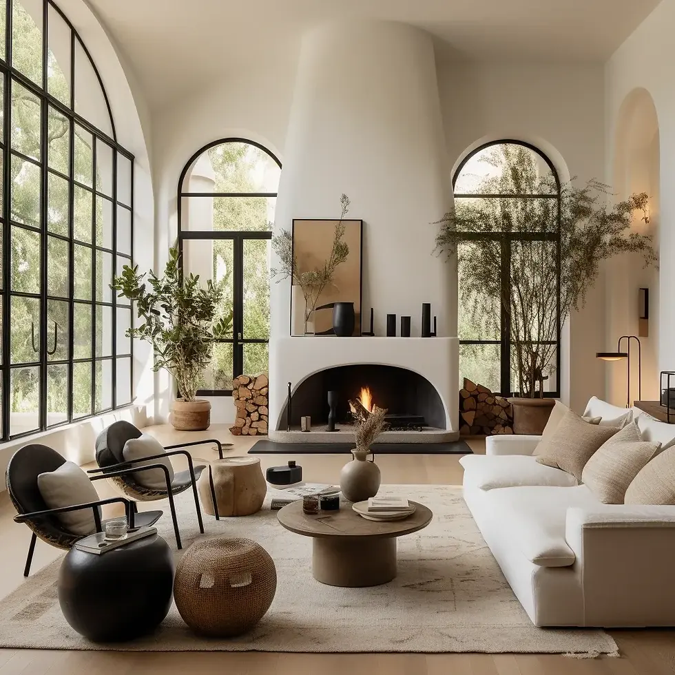 Neutral Earthy Livingroom, Source: Pinterest