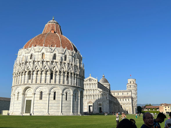 Leaning Tower of Pisa in Italy.