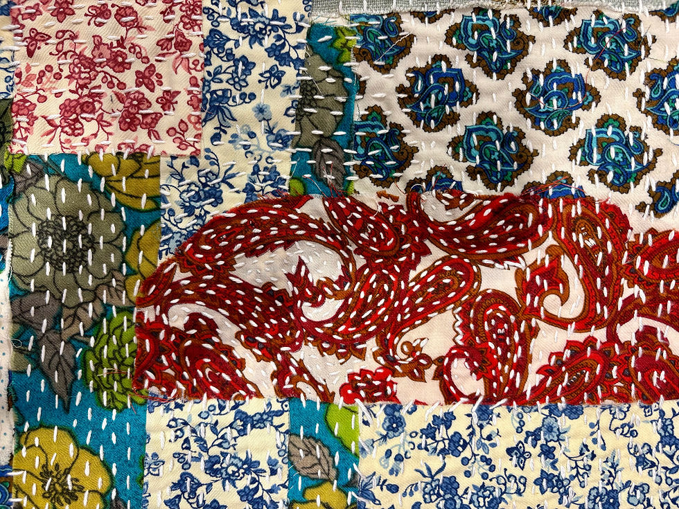 FREESTYLE STITCHED QUILT with Sandra D'Mello