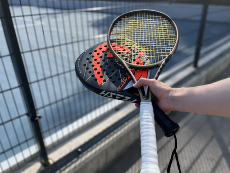 Racheta de padel, racheta de tenis