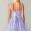 Thumbnail: Lace-Up Short Butterfly Homecoming Dress 3369