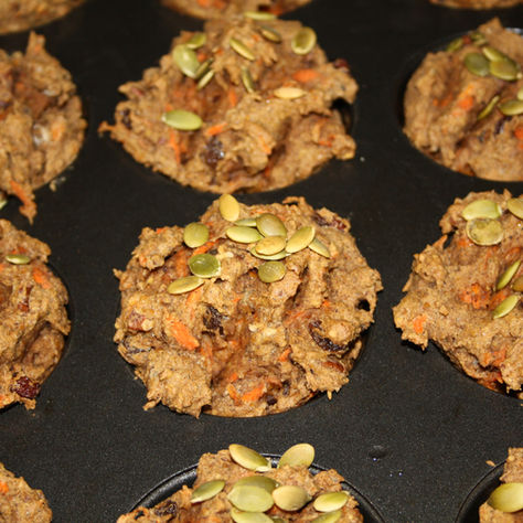 Perfect Carrot & Pecan Muffins