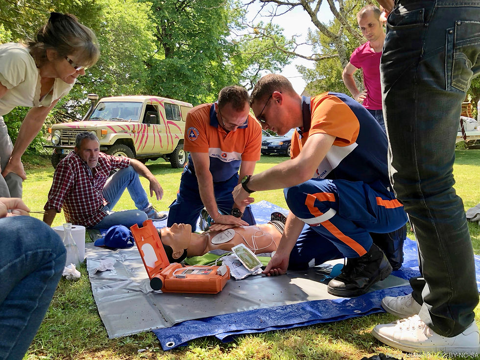 passage du PSC1 protection civile
