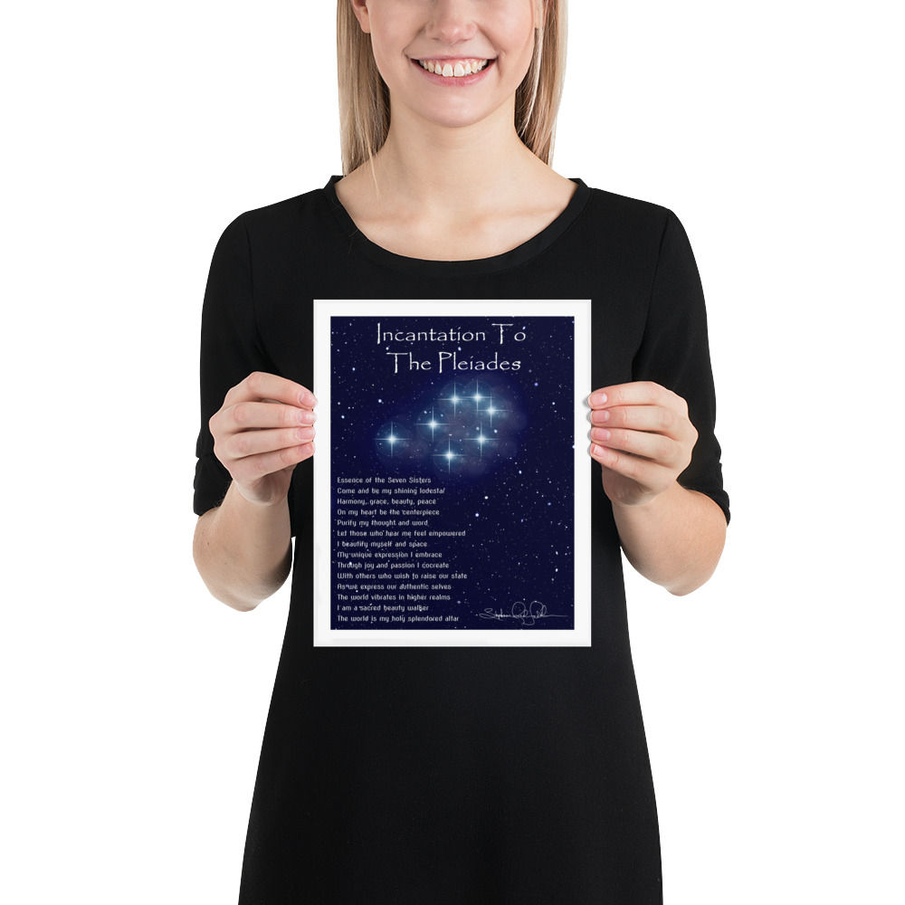 Incantation to the Pleiades on Enhanced Matte Paper Poster