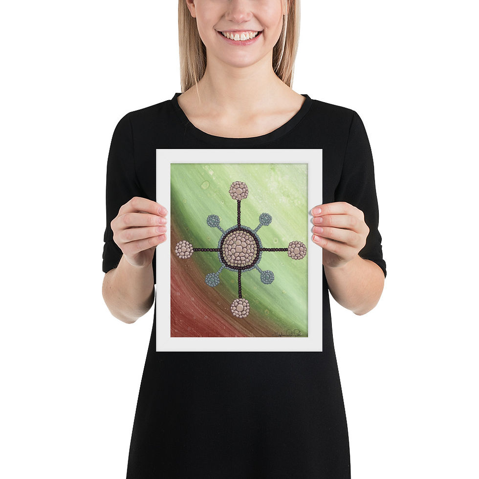 Thumbnail: Megalithic Gateway on Premium Luster Photo Paper Framed Poster