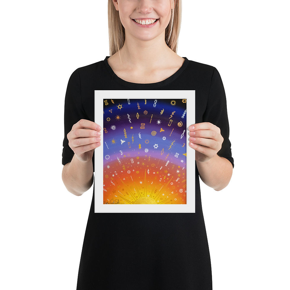 Thumbnail: Soular Initiation on Enhanced Matte Paper Framed Poster