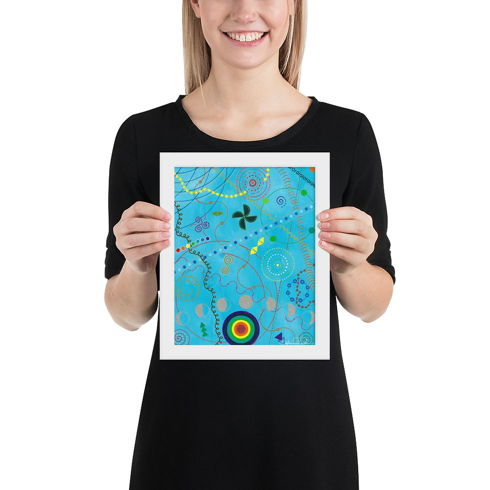 Thumbnail: Natural Rhythms on Enhanced Matte Paper Framed Poster