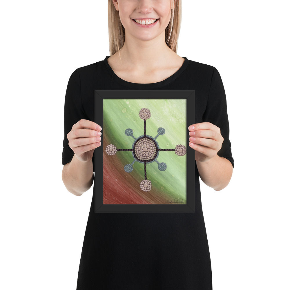 Megalithic Gateway on Enhanced Matte Paper Framed Poster