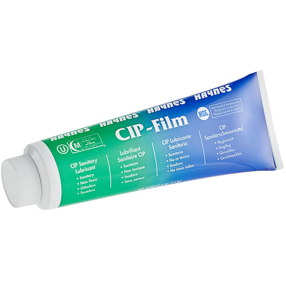 Thumbnail: Haynes 88 CIP-Film 4 oz Low-Temp Food-Grade Lubricating Grease Tube