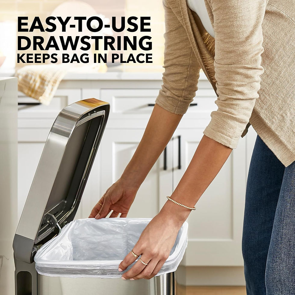 Thumbnail: Glad ForceFlex 13 Gallon Drawstring Trash Bags OdorShield Febreze Fresh