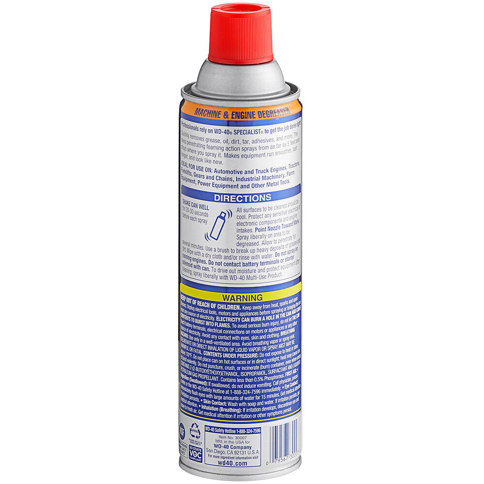 Thumbnail: WD-40 Specialist 18 oz Machine & Engine Degreaser Foaming Spray