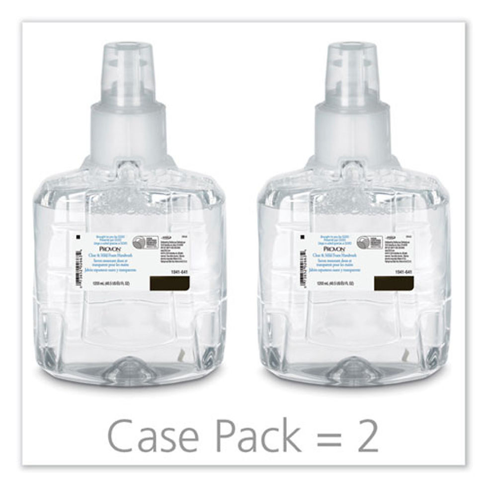 Thumbnail: PROVON Clear Mild Unscented Foam Hand Wash 1200mL Refill Carton