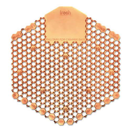Thumbnail: Fresh Products Wave 3D Urinal Deodorizer Screen Yellow Citrus