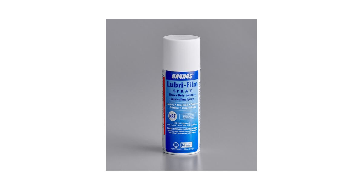 Haynes Lubri-Film Heavy-Duty Food-Grade Lubricating Grease Spray 11.25 oz