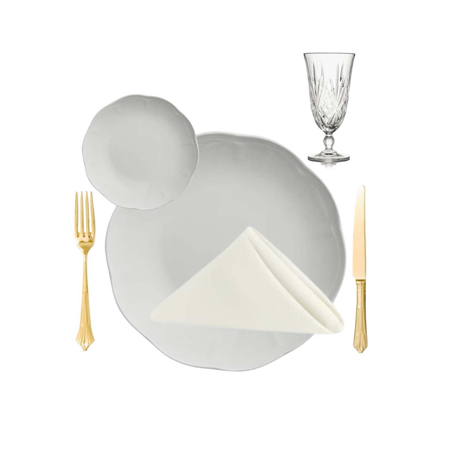 PLACE SETTING - SIGNATURE GOLD