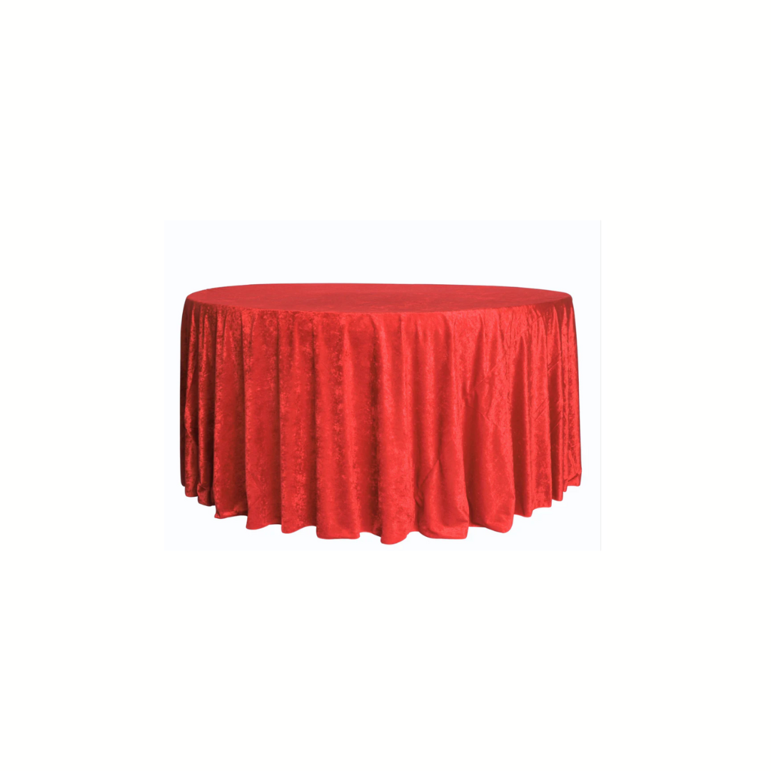 LINEN - VELVET RED