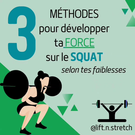 3 Méthodes pour développer ta FORCE sur le SQUAT