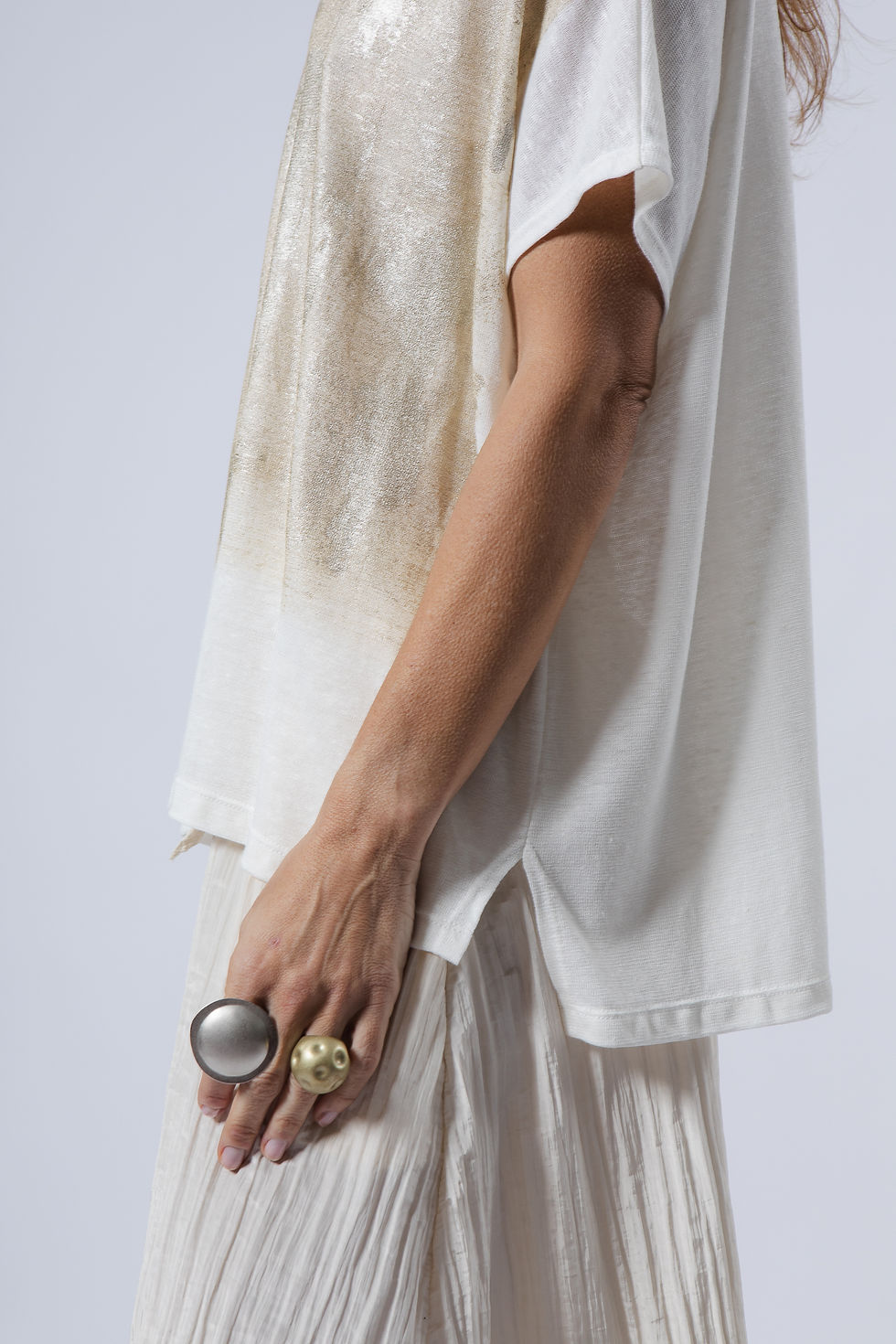 Miniatura: Blusa Vivian  - Linho Belga Off White