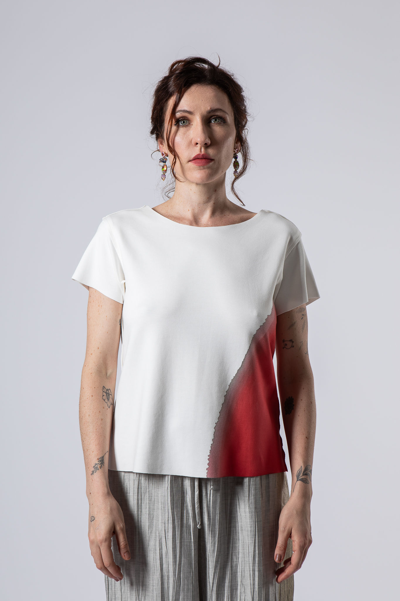 Blusa Lolô Aquarela - Neotech Light Off White