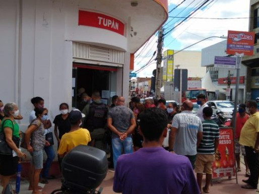 Idoso morre enquanto aguardava na fila por atendimento bancário em Serra Talhada