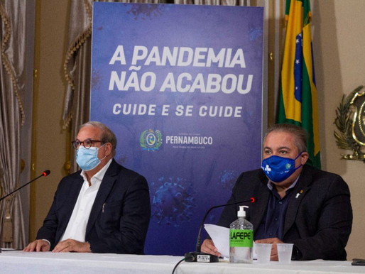 Em Pernambuco, desobrigação da máscara só será possível com avanço na vacinação