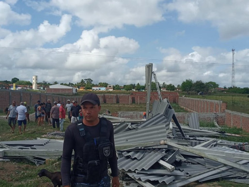 Galpão desaba e deixa 3 homens feridos em distrito de Bonito