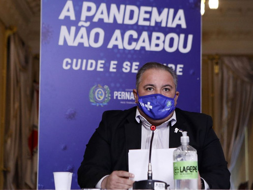 Pernambuco anuncia compra de 1,4 milhão de testes para frear variante delta