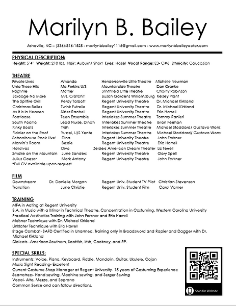 Marilyn B. Bailey Resume March 17 2026.png