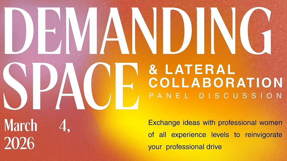 Panel Discussion: Demanding Space and Lateral Collaboration