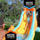 Thumbnail:  Outdoor Inflatable Water Slide with Water Cannon and Splash Pool
