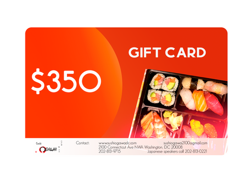 Gift card $350 | Sushi Ogawa