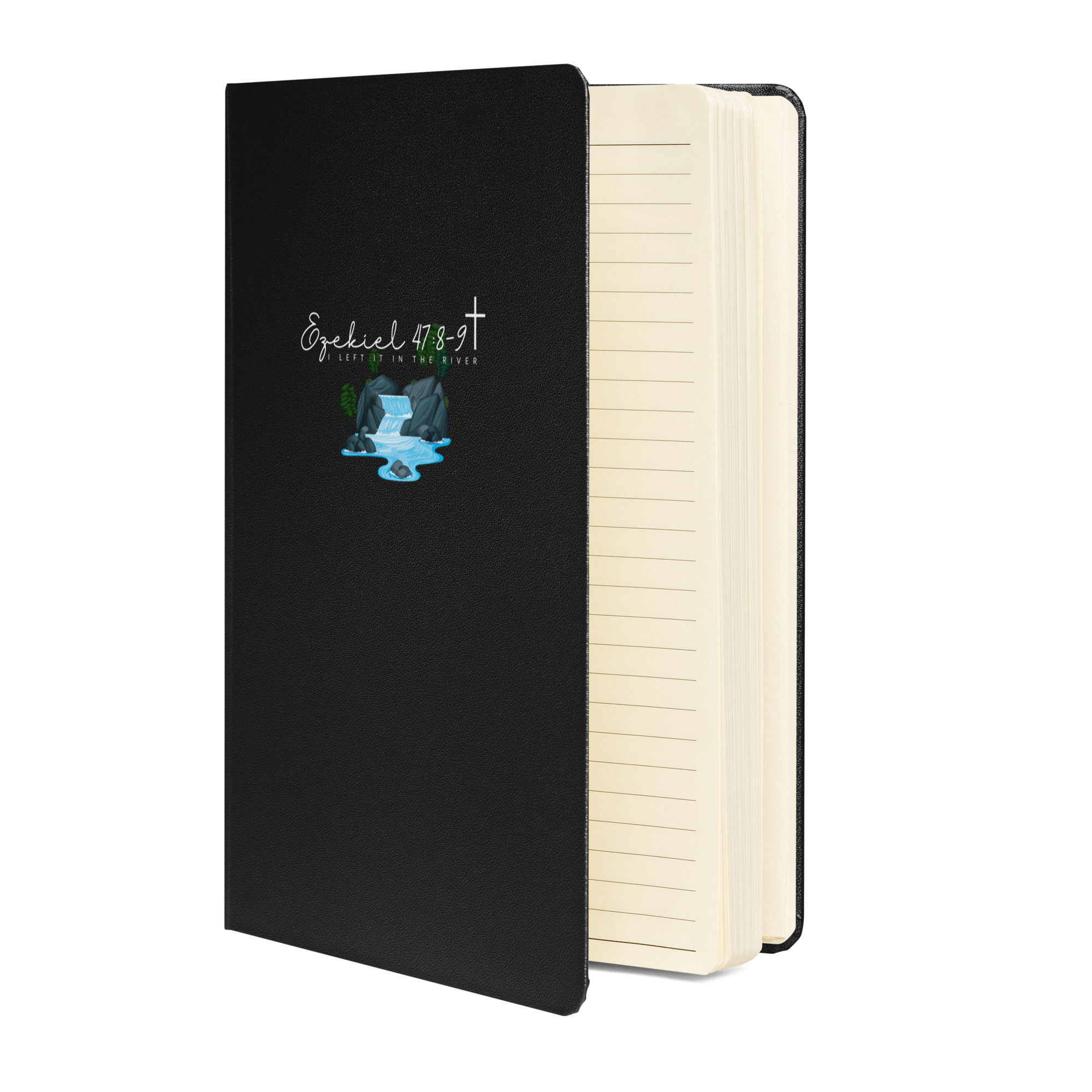 Ezekiel 47:8-9 Hardcover bound notebook