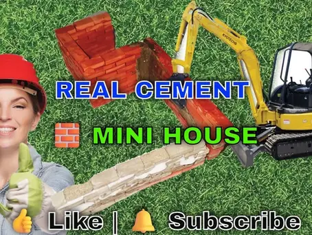 DIY Mini Bricks and Cement House – Realistic Miniature Home Build