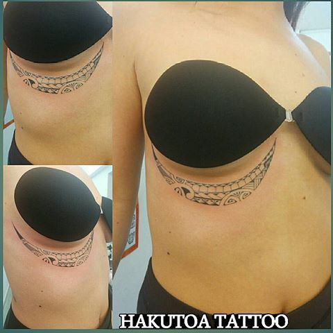 Tatouage Polynesien Femme Underboob Poit