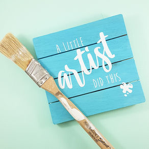 A little artist did this...