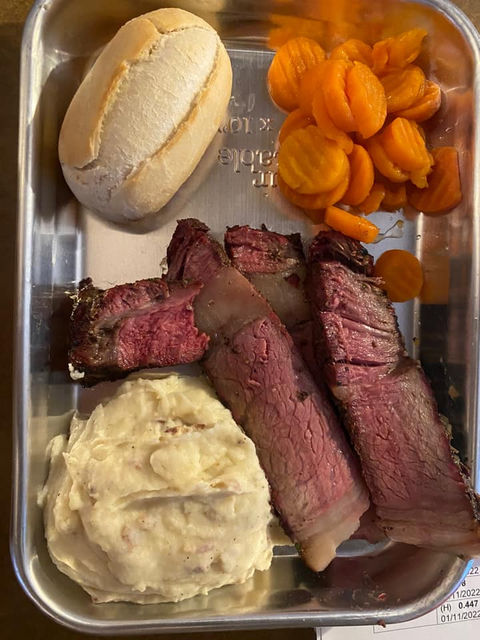 sliced brisket from local rockford butcher