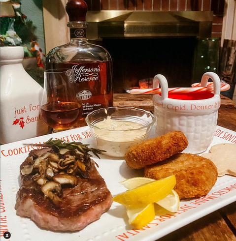 grilled steak dinner photo from customer