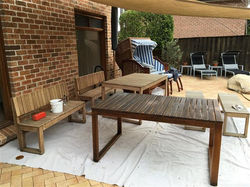 First coat table