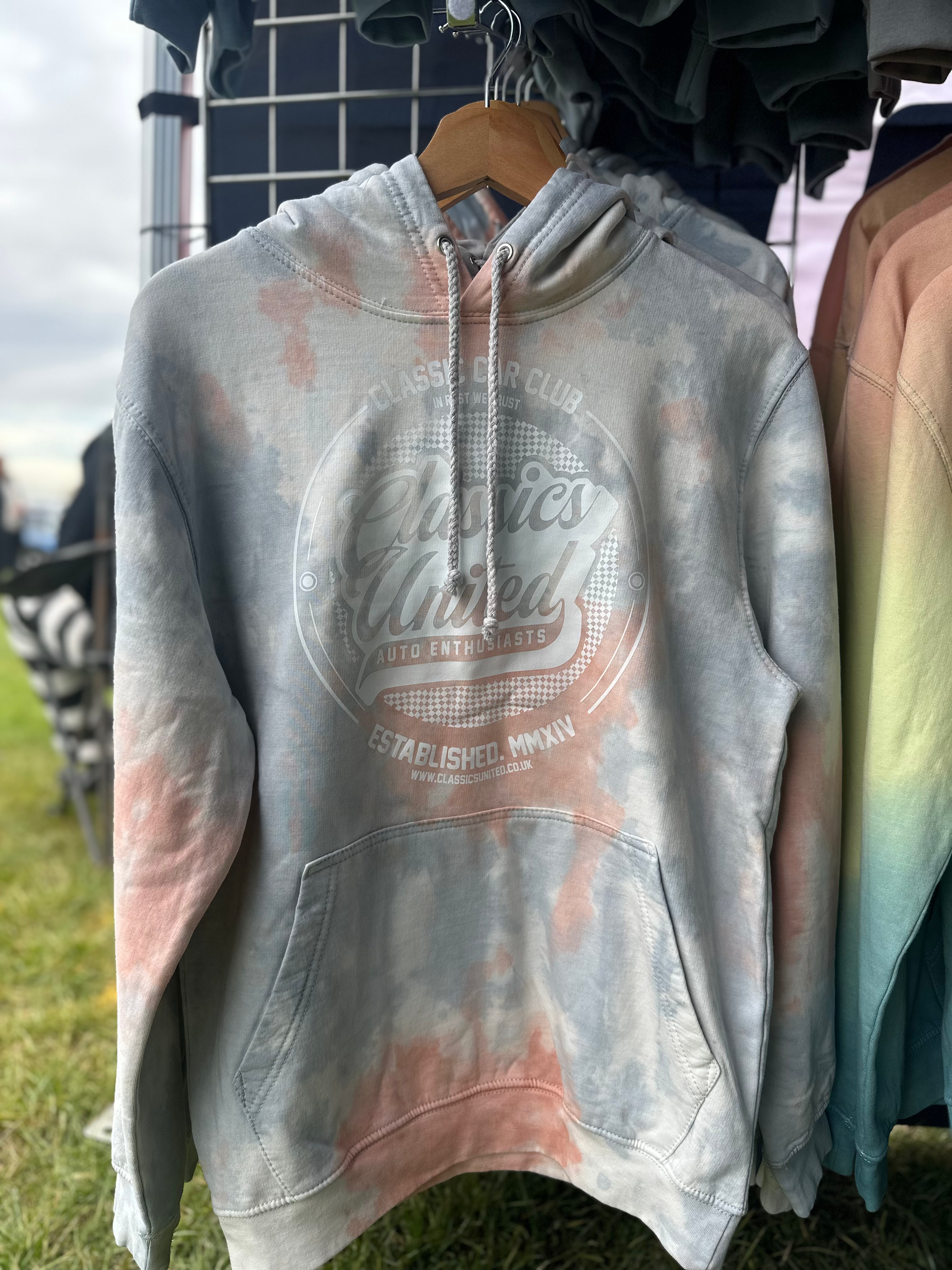 Tie Die Logo Hoodie - ‘Milkshake’ 