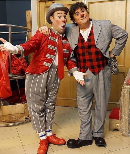 With the legend David Larible