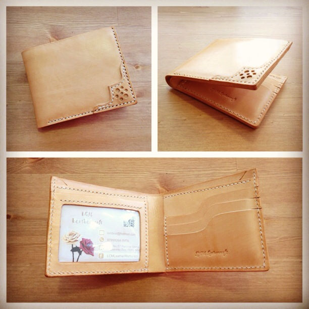 縮圖：皮革短銀包