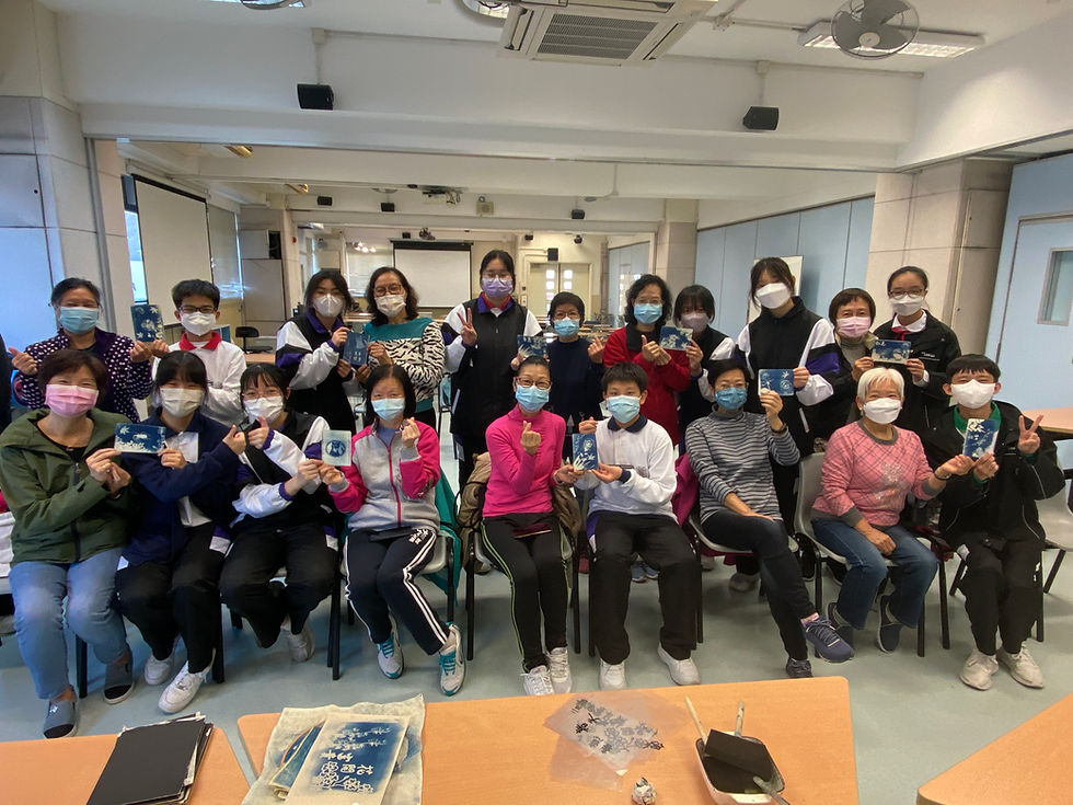 縮圖：藍曬明信片工作坊