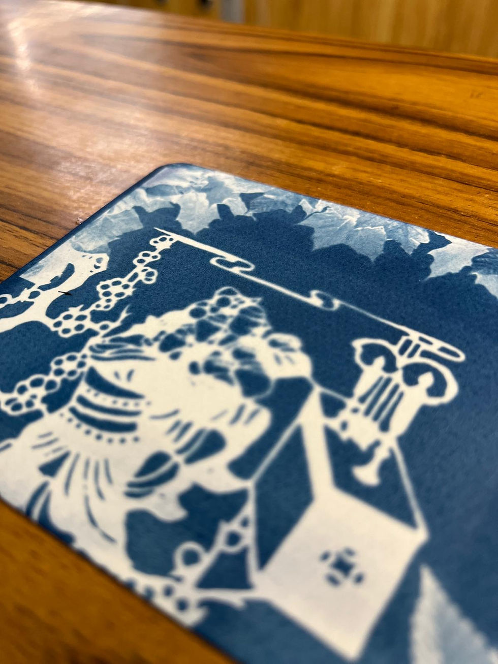 縮圖：藍曬明信片工作坊