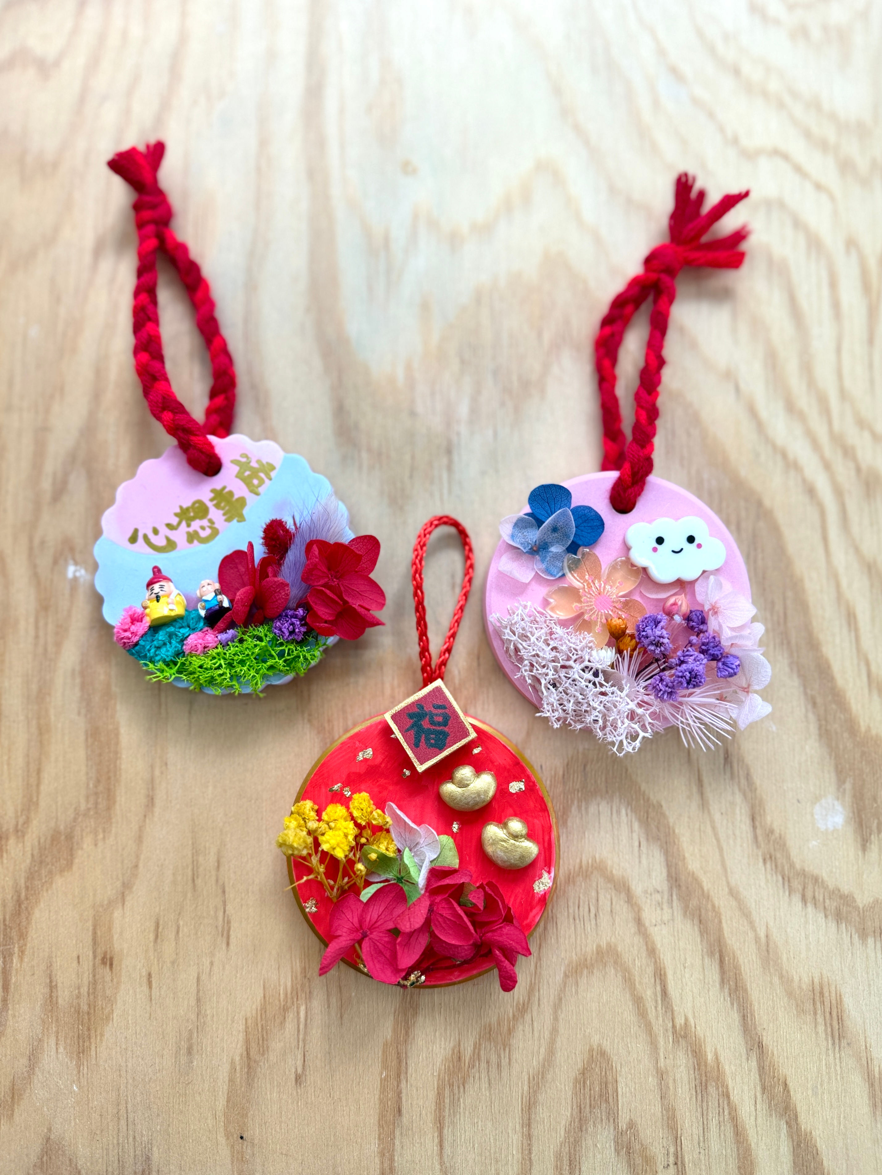 賀年花擴香石工作坊